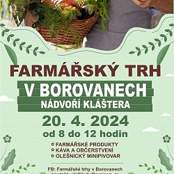 Farmářský trh v Borovanech