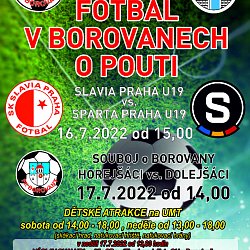 Fotbal v Borovanech o pouti