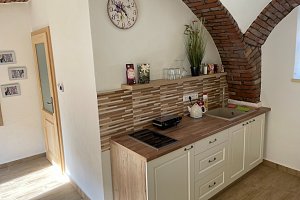 Apartmán na chalupě "Borovanské baroko" s uzavřeným dvorkem