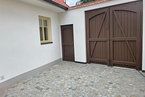 Apartmán na chalupě "Borovanské baroko" s uzavřeným dvorkem