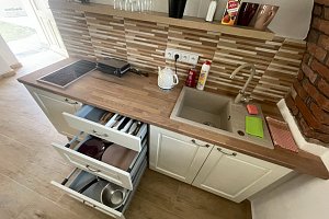 Apartmán na chalupě "Borovanské baroko" s uzavřeným dvorkem