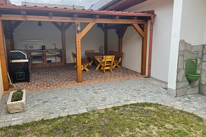 Apartmán na chalupě "Borovanské baroko" s uzavřeným dvorkem