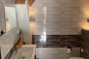 Apartmán na chalupě "Borovanské baroko" s uzavřeným dvorkem