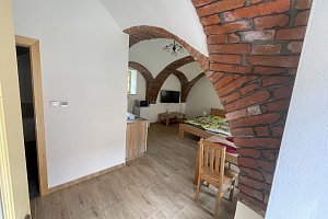Apartmán na chalupě "Borovanské baroko" s uzavřeným dvorkem