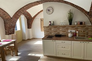 Apartmán na chalupě "Borovanské baroko" s uzavřeným dvorkem
