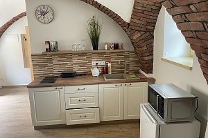 Apartmán na chalupě "Borovanské baroko" s uzavřeným dvorkem