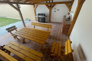 Apartmán na chalupě "Borovanské baroko" s uzavřeným dvorkem