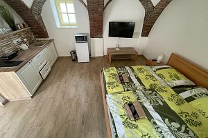 Apartmán na chalupě "Borovanské baroko" s uzavřeným dvorkem
