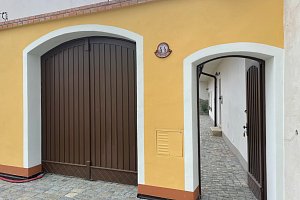 Apartmán na chalupě "Borovanské baroko" s uzavřeným dvorkem