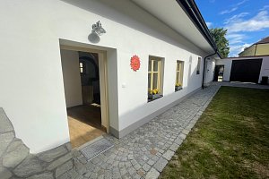 Apartmán na chalupě "Borovanské baroko" s uzavřeným dvorkem