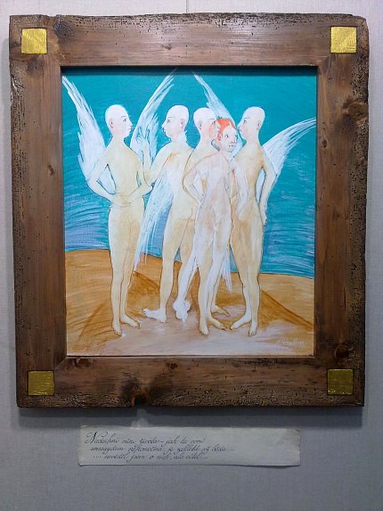 Vernisáž výstavy obrazů